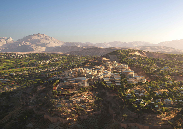 A’ Thuraya City ... set on the mountains near Muscat.